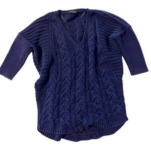 Cable knit sweater